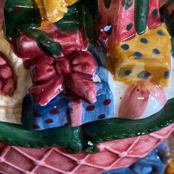 Holiday Ceramic Sleigh Trinket Box or Candy Box - Picture 12 of 14